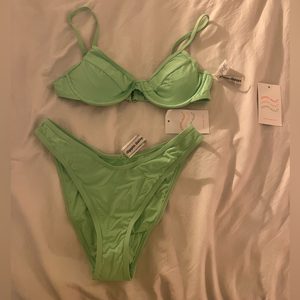Dippin' Daisy's Green Bikini Set